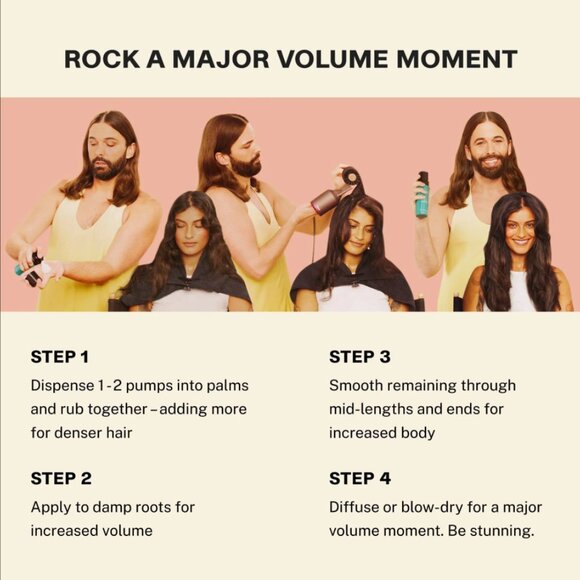 JVN Embody Volumizing Foam Hair Mousse, 200ML - Used Once, No Box - Picture 3 of 3